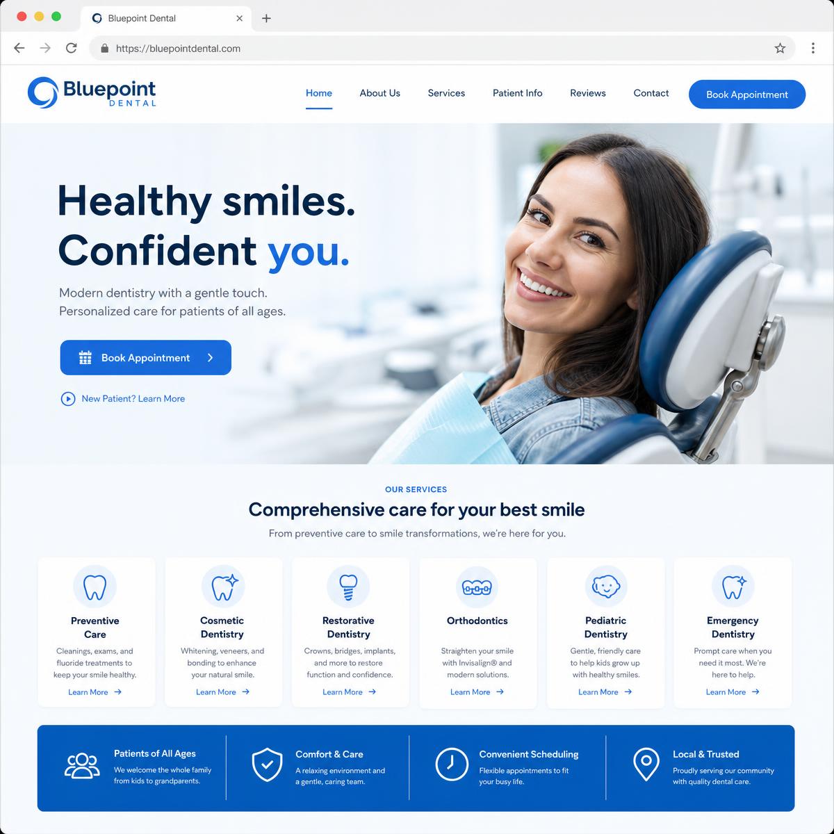 Bluepoint Dental — Brand + Web